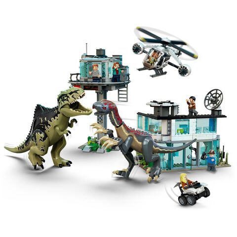 Lego - Jurassic World -  L'évasion Du T Rex Et De L'atrociraptor